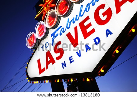 welcome to las vegas nevada sign. Las Vegas, Nevada