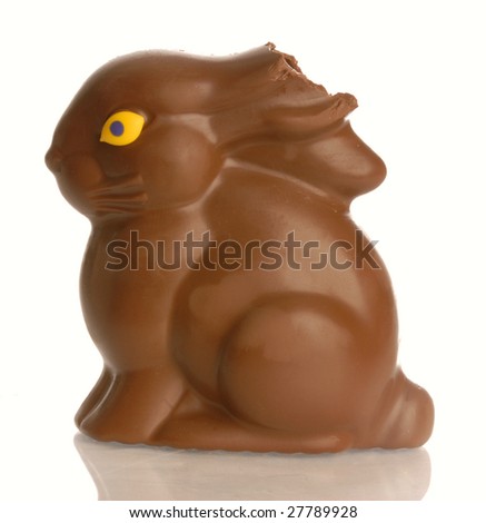 chocolate easter bunny pics. stock photo : chocolate easter