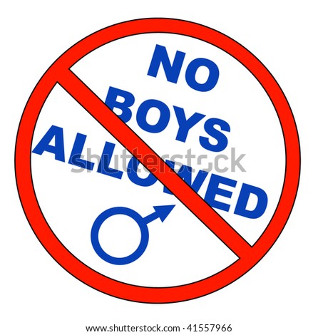No Boys Symbol