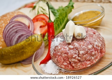 ground meat with some vegetables