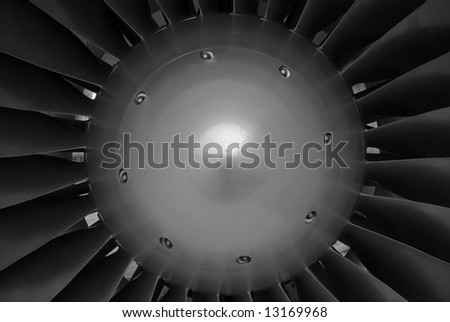 The central hub of a turbine engine, a powerful symbol of industry, technology and progress