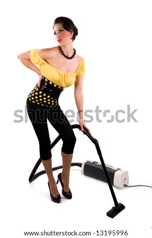 pin up photos. housewife in pin up style,