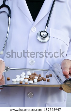 Doctor giving you medical pill