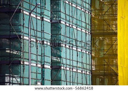 Construction Site Scaffolding