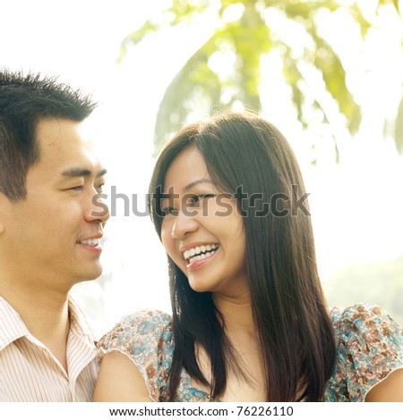Asian couple Love At First Sight