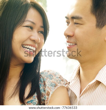 Asian couple Love At First Sight