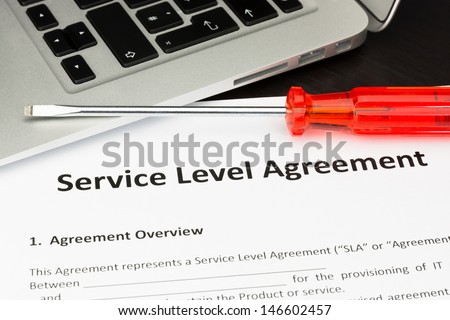 Service Level Agreement Contract with Screwdriver