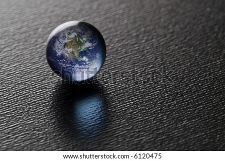 A Blue Pearl on black (Credit for the Blue Marble goes to NASA) Image found at http://visibleearth.nasa.gov/