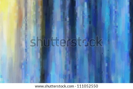 Digital structure of painting. oil paint abstract figure sketch of bright colors on the canvas of a textured background