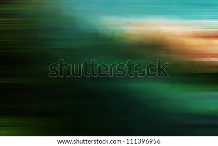 Digital structure of painting. Oil paint abstract figure sketch of bright colors on the canvas of a textured background