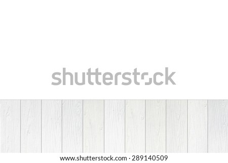 white wood path on a white background