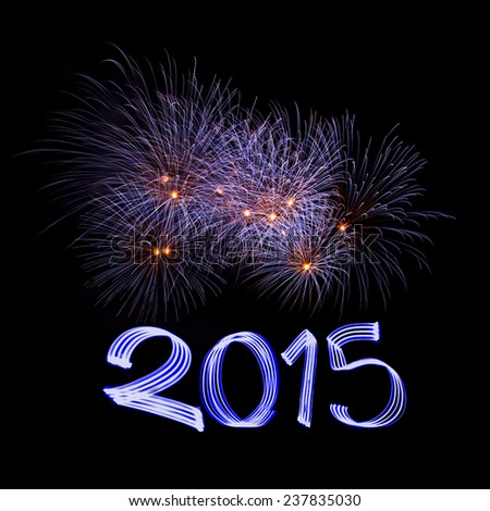 New Year\'s Eve 2015 with Fireworks