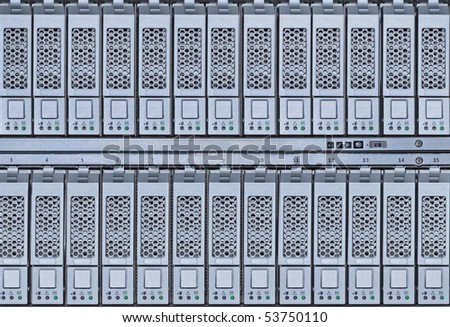 storage area network hard drives library