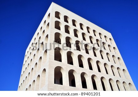 Building with oval windows, Italy, Rome (so called \