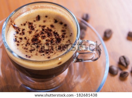 invigorating fresh coffee, a traditional drink