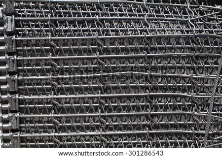 background texture of the metal rods close-up