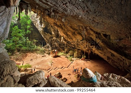 Pavillon in Phraya Nakorn cave nearby Hua Hin , Thailand . National Park Khao Sam Roi Yot
