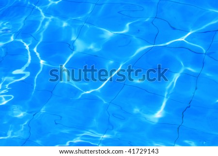 Waving glisten  transparent water pattern, bottom seen