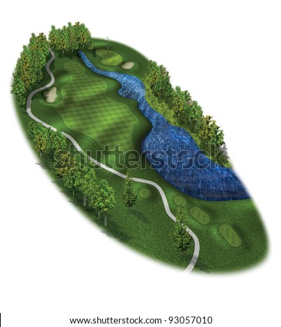 Golf Green Layout