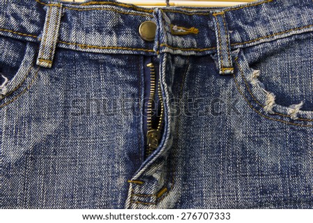 Blue jean denim texture background fashion