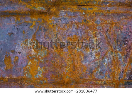 Green rusty wall, can be used as background