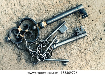 Ancient keys from the Castle