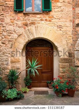 old doors of tuscany italy