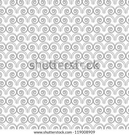 Abstract Black and white wave pattern background