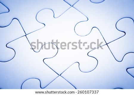 Seamless puzzle piece background pattern. Conceptual image of connection, solution and business strategy.