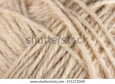 wool yarn clew macro