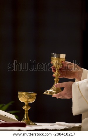 communion in a church