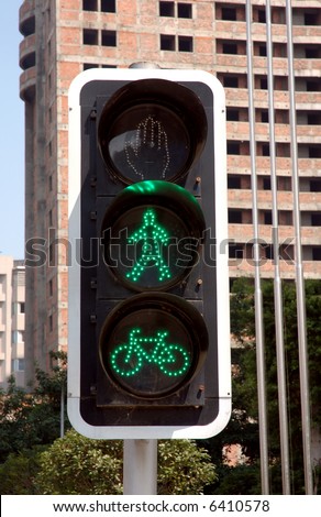 road signal in Chengdu, western of China