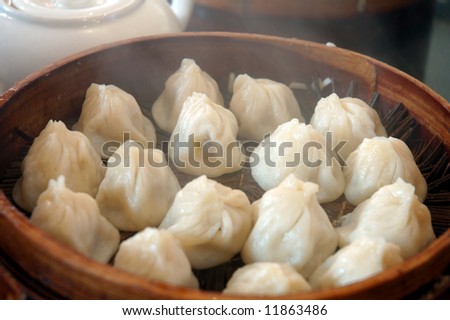Steamed Pork Bun ,one of Chinese Cuisine in Sichuan