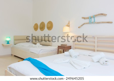 bedroom interior of a luxury traditional apartment for rent