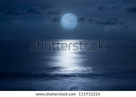 Sea Under Moonlight