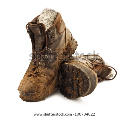 Walking Boots Clipart