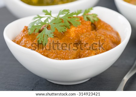 Paneer Makhani - Indian cheese cooked in a creamy sauce.
