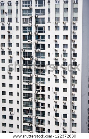 White apartments