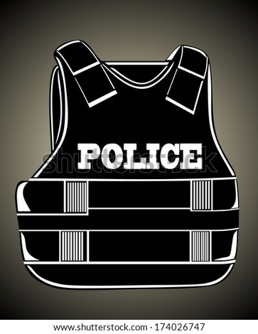 bullet proof vest.