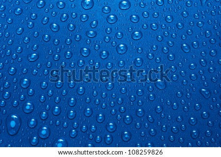 water drops background, blue See my portfolio for more