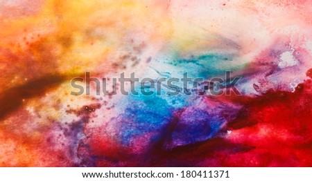 color abstraction ink in water