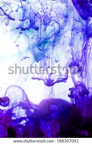 ink splash color abstraction