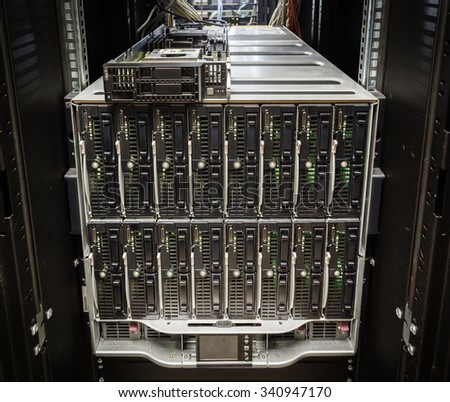 server chassis, the platform virtualization in the data center server rack and failed blade server