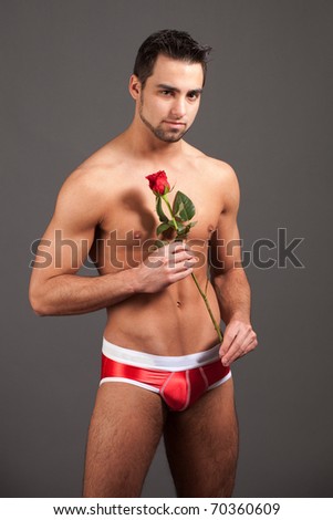 Man with Rose