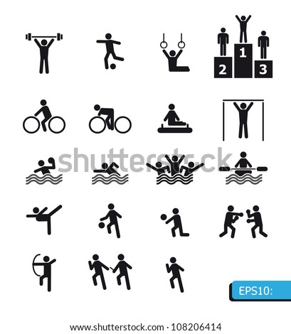 icons sports vector