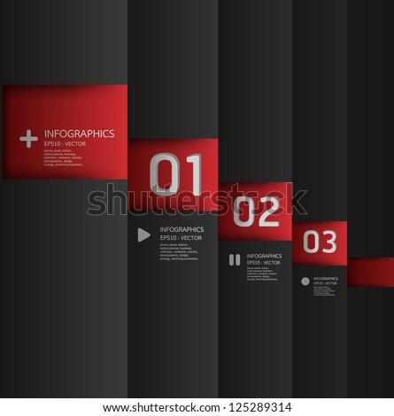 Modern Design template can be used for infographics numbered banners horizontal cutout lines graphic or website layout vector Modern Design template can be used for infographics numbered banners horizontal cutout lines graphic or website layout vector