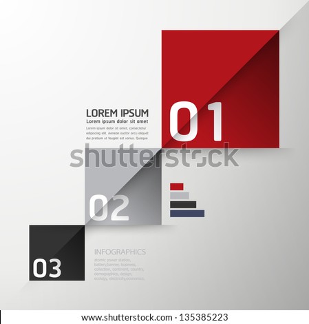 Modern Design template can be used for infographics numbered banners horizontal cutout lines graphic or website layout vector Modern Design template can be used for infographics numbered banners horizontal cutout lines graphic or website layout vector