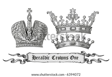 stock vector : royal crown vector