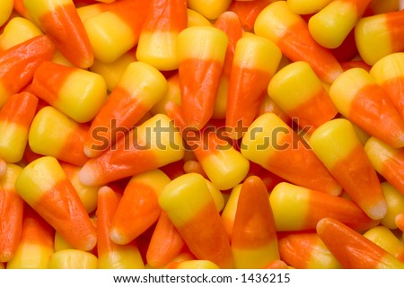 A sumptuous pile of Candy Corn, the king of Halloween Candy.