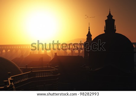 sunrise in rome